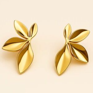BRAND NEW Mira Earrings 316L Stainless Steel 14K Gold PVD 100% Waterproof